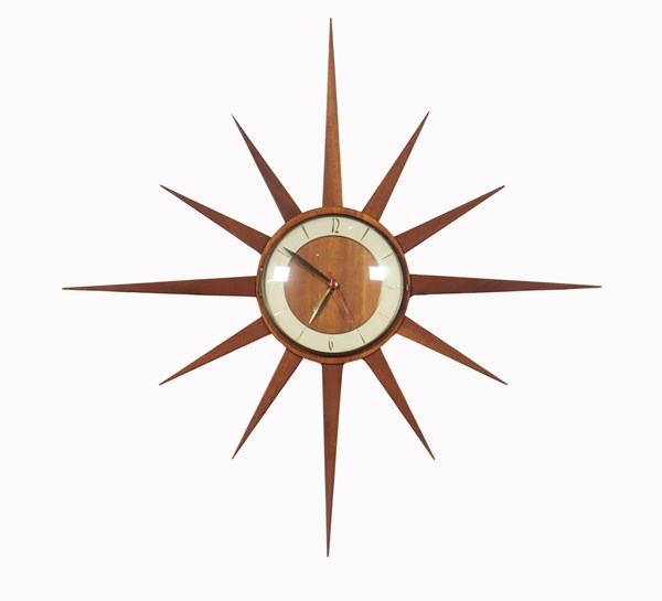 Lot 143 - STARBURST CLOCK