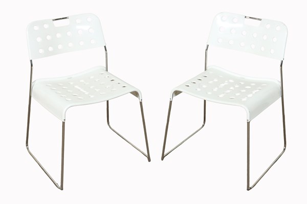 Lot 411 - PAIR OF OMKSTAK CHAIRS
