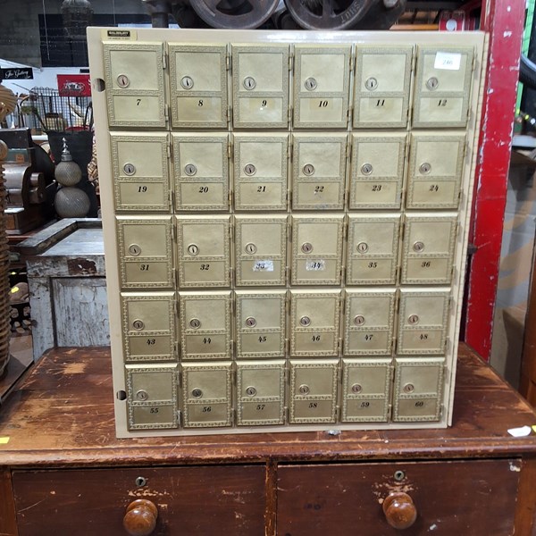 Lot 246 - POSTAL BOXES