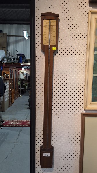 Lot 1118 - STICK BAROMETER