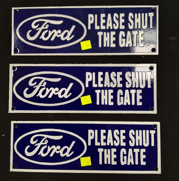 Lot 1303 - ENAMEL SIGNS