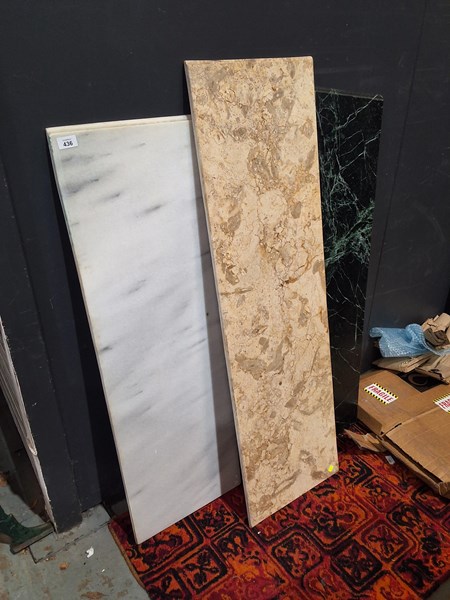 Lot 436 - MARBLE PIECES