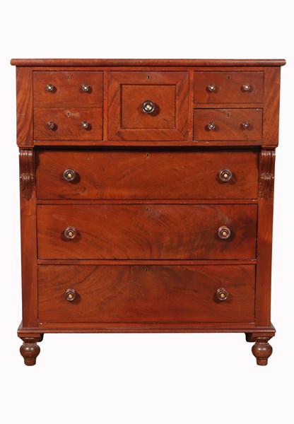 Lot 26 - SCOTTISH CHEST OF DRAWERS