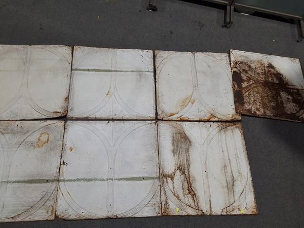 Lot 353 - PRESSED METAL PANELS