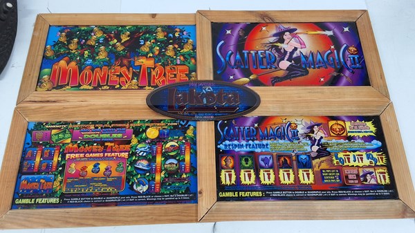 Lot 120 - POKIE MACHINE SIGNS