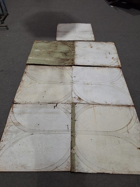 Lot 352 - PRESSED METAL PANELS