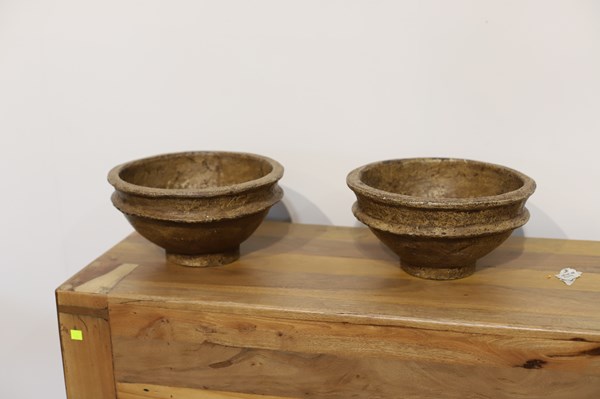 Lot 117 - PAPIER MACHE BOWLS