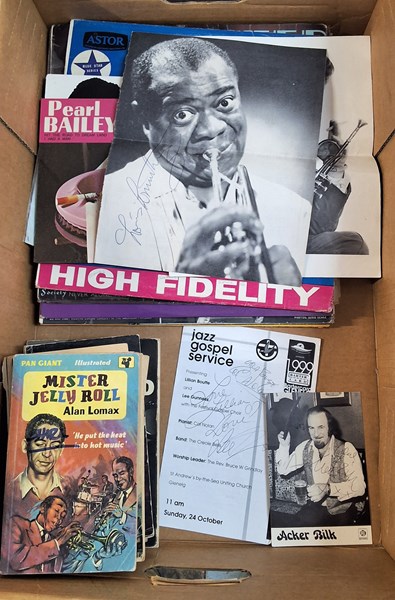 Lot 1375 - JAZZ MEMORABILIA
