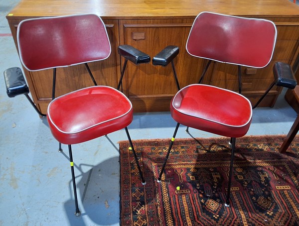 Lot 510 - RETRO ARMCHAIRS