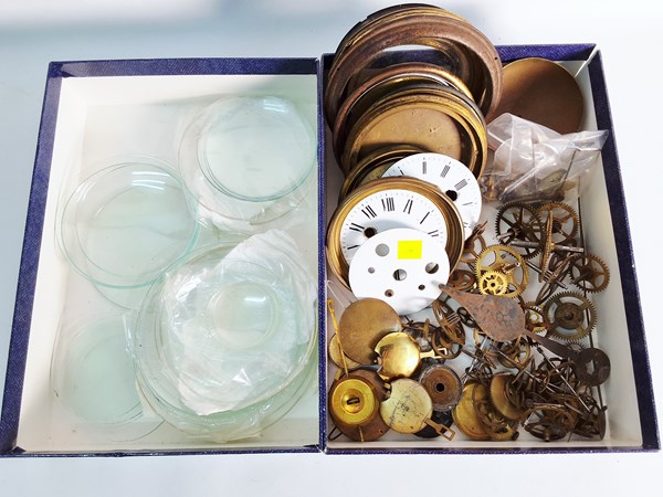 Lot 1283 - CLOCK PARTS