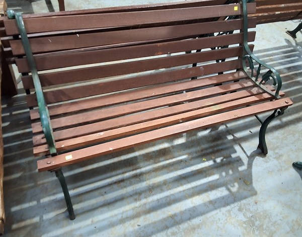 Lot 429 - GARDEN BENCH