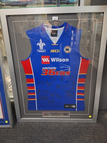 Lot 1419 - FRAMED JERSEY