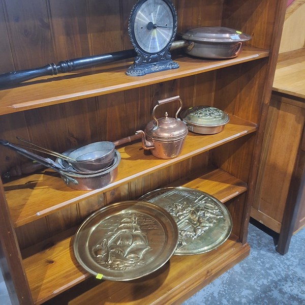 Lot 97 - COPPER AND BRASS WARES