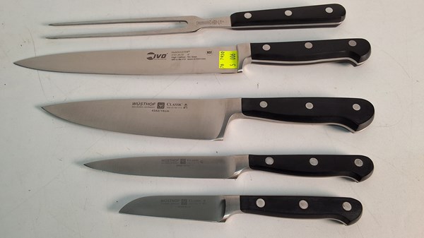 Lot 1267 - KITCHEN KNIVES