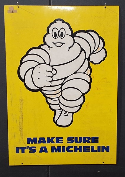 Lot 449 - MICHELIN MAN SIGN