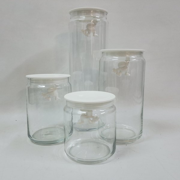 Lot 1423 - ALESSI JARS