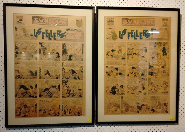 Lot 1127 - FRAMED CARTOONS