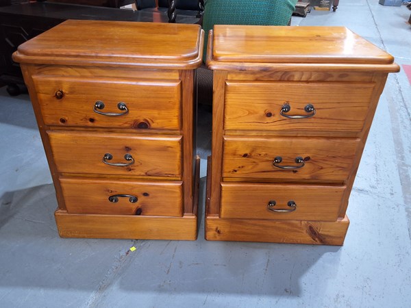 Lot 261 - PAIR OF BEDSIDES