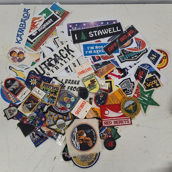 Lot 1244 - STICKERS & PATCHES