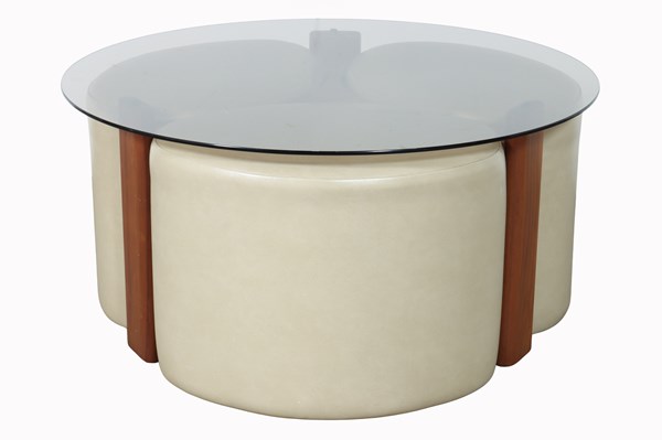 Lot 18 - FONDUE TABLE SET