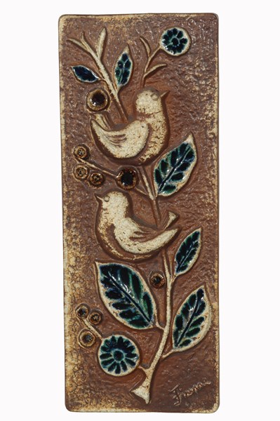 Lot 33 - POTTERY WALL RELIEF