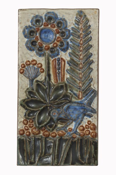 Lot 220 - POTTERY WALL RELIEF