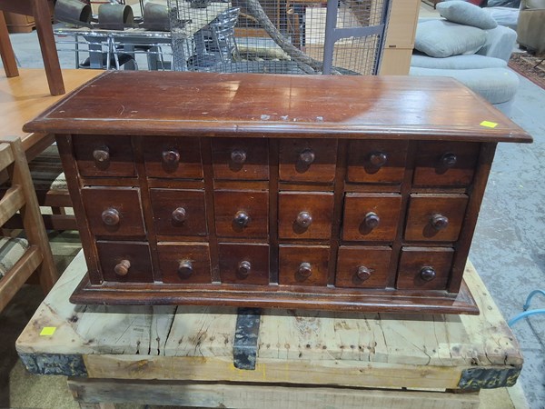 Lot 122 - APOTHECARY DRAWERS