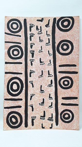 Lot 1092 - RONNIE TJAKAMARRA LAWSON (AUSTRALIA, ABORIGINAL c1930-2012)