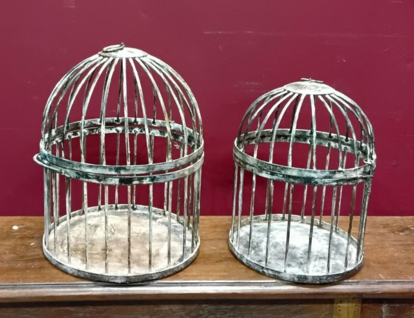 Lot 64 - TWO BIRD CAGES