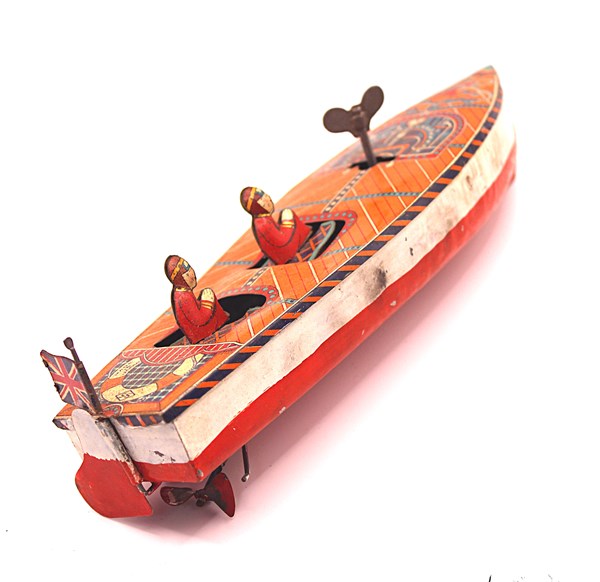 Lot 43 - JAPANESE TIN TOY MOTOR BOAT