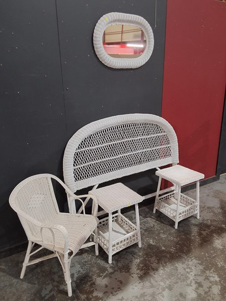 Lot 175 - CANE BEDROOM SUITE