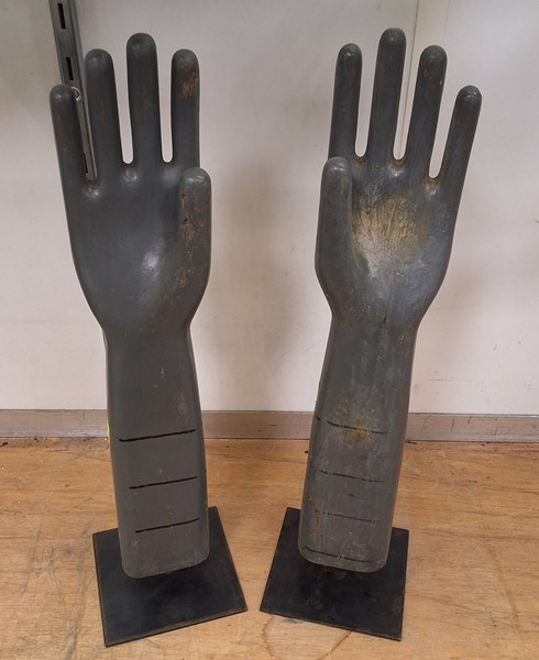 Lot 1282 - GLOVE STANDS