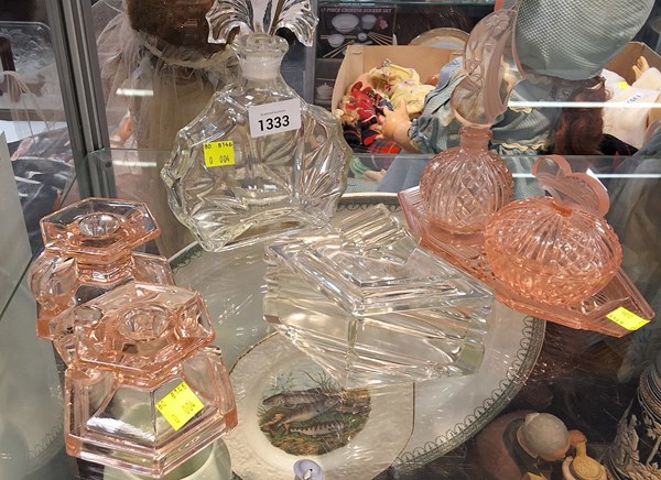 Lot 1333 - MOULDED GLASS