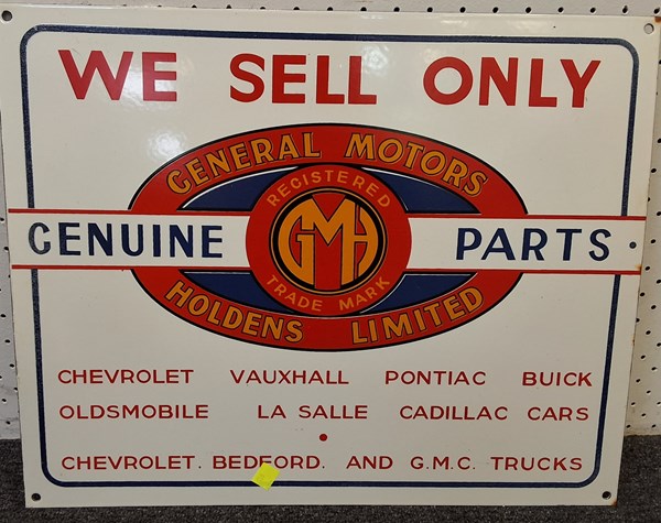 Lot 1086 - VINTAGE STYLE ENAMEL SIGN