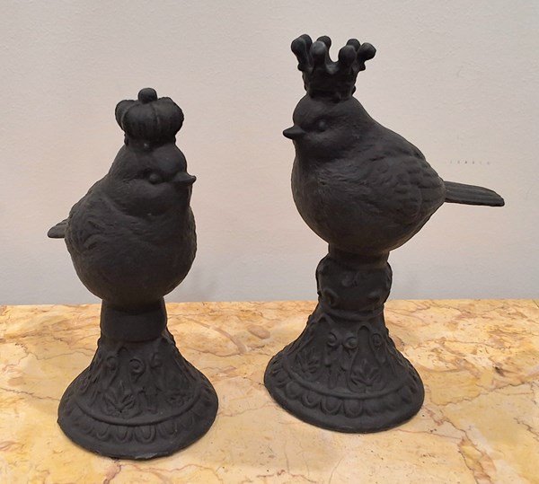 Lot 245 - BIRD ORNAMENTS