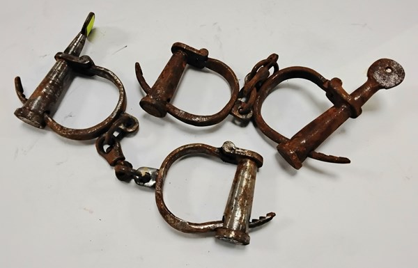 Lot 1275 - PAIRS OF HANDCUFFS