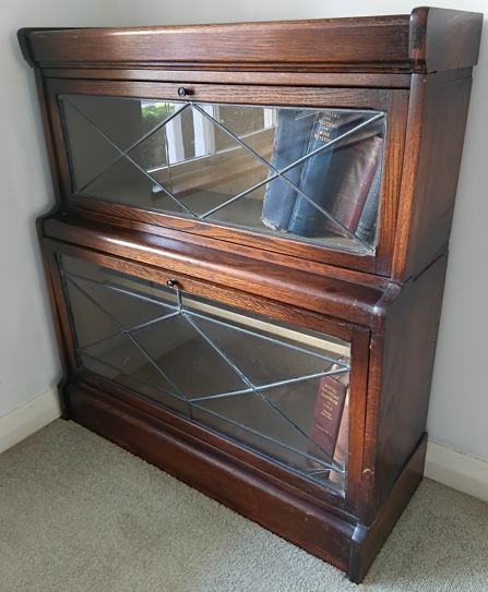 Lot 39 - STACKING BOOKCASE