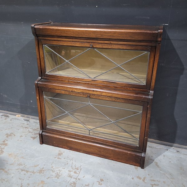 Lot 39 - STACKING BOOKCASE