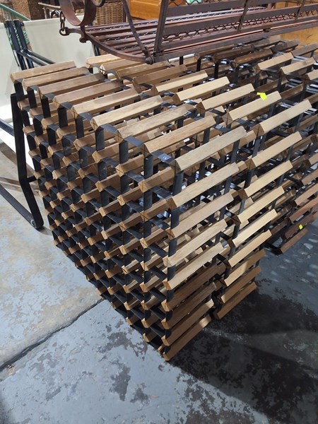 Lot 430 - WINE RACKS