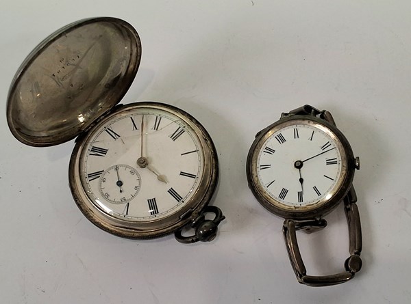 Lot 1048 - SILVER WATCHES