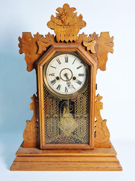 Lot 1295 - COTTAGE CLOCK