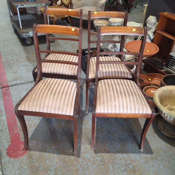Lot 213 - DINING CHAIRS