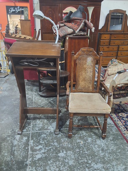 Lot 235 - PULPIT AND CHAIR