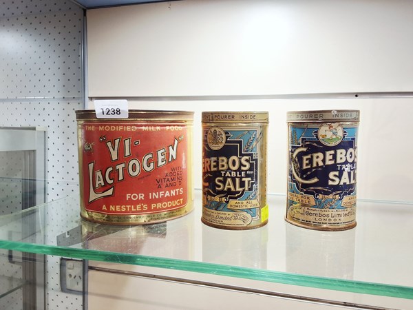 Lot 1238 - ADVERTISING TINS