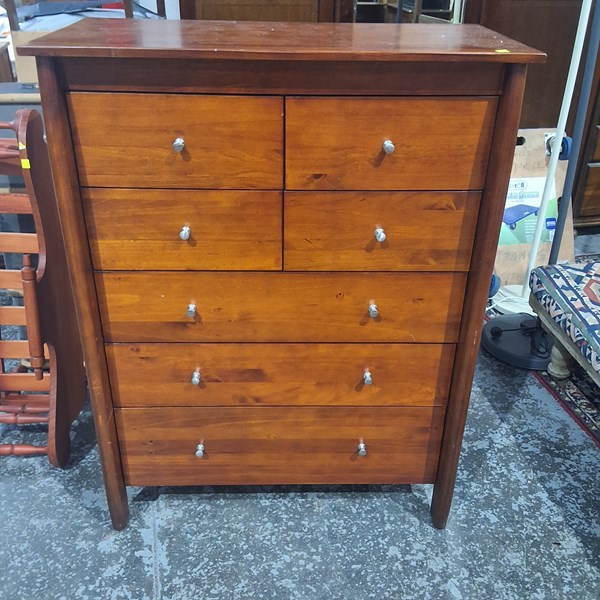 Lot 244 - CHEST OF DRAWERS