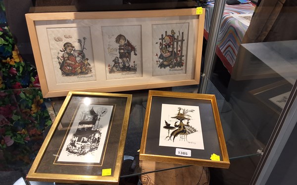 Lot 1385 - RETRO ARTWORKS