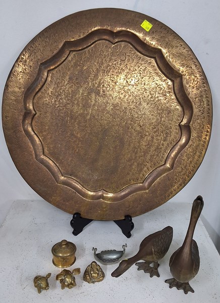 Lot 1467 - BRASS HOMEWARES