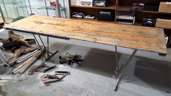 Lot 357 - TRESTLE TABLE