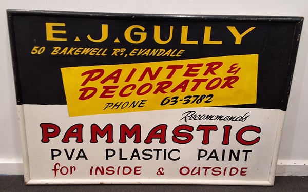 Lot 390 - PAINTERS SIGN