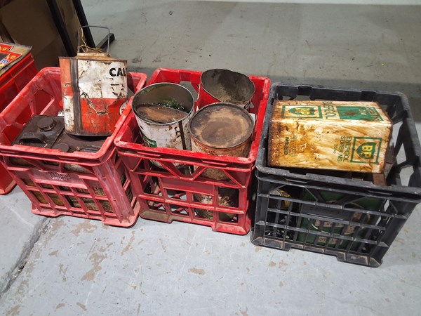Lot 368 - OIL TINS